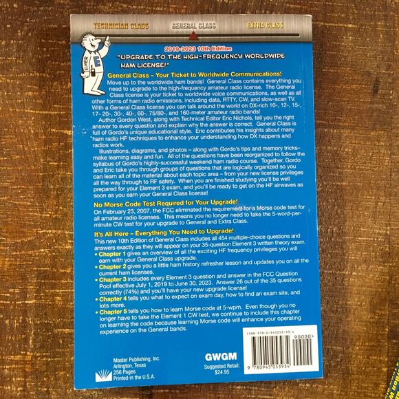 General class amateur radio license preparation guide with audio CD Study West - Picture 2 of 3